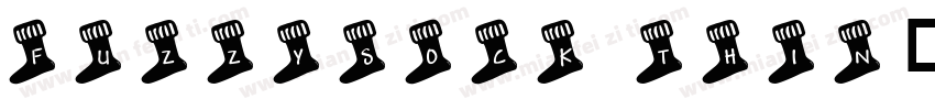 FuzzySock Thin字体转换
